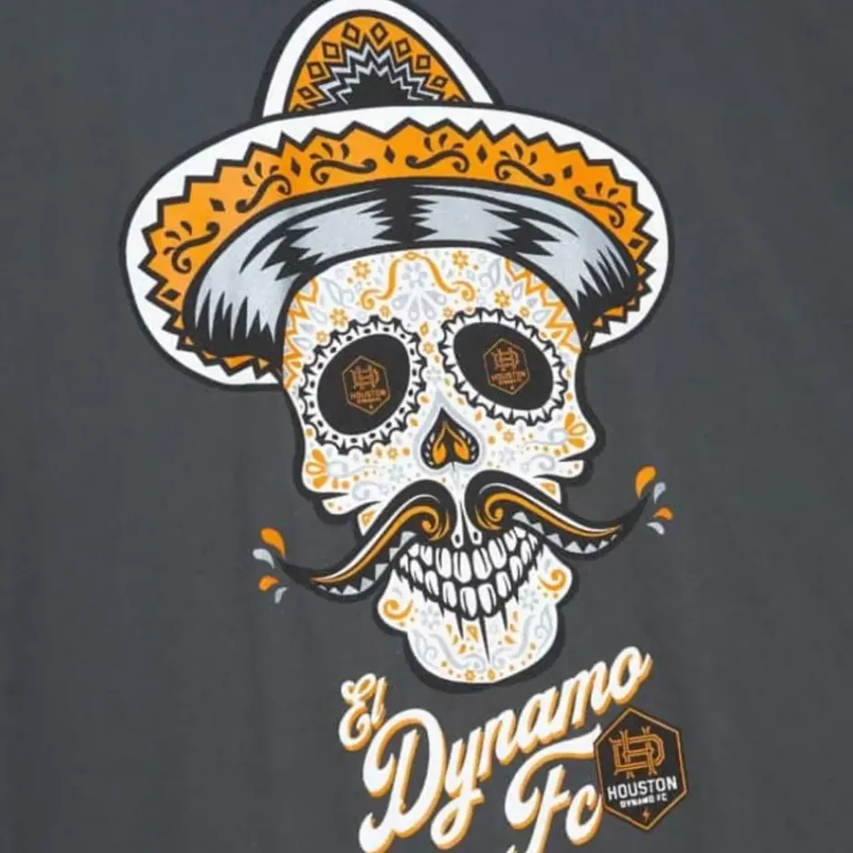 Men Mitchell & Ness T-Shirts & Tops-Ofrenda Tee Houston Dynamo