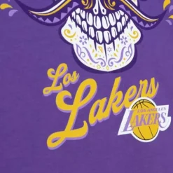 Men Mitchell & Ness T-Shirts & Tops-Ofrenda Tee Los Angeles Lakers