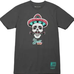 Men Mitchell & Ness T-Shirts & Tops-Ofrenda Tee San Antonio Spurs