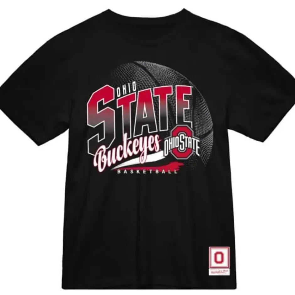 Men Mitchell & Ness T-Shirts & Tops-Ohio State Madness Victory Road Tee