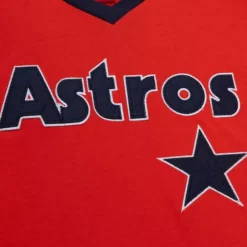 Youth Mitchell & Ness Big Kids-Overtime Win V-Neck Houston Astros