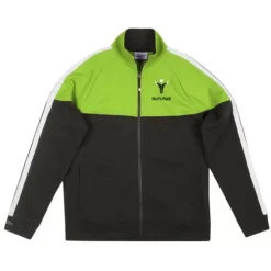 Men Mitchell & Ness Jackets & Outerwear-Owl Mvp Track Jacket Houston Outlaws