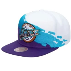 Mitchell & Ness Snapback-Paintbrush Snapback Hwc Utah Jazz