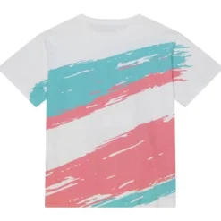 Men Mitchell & Ness T-Shirts & Tops-Paintbrush Sublimated Ss Tee San Antonio Spurs