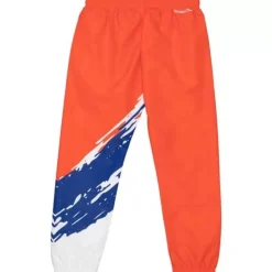 Men Mitchell & Ness Pants-Paintbrush Warmup Pant New York Knicks