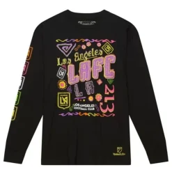 Men Mitchell & Ness T-Shirts & Tops-Papel Picado Ls Tee Los Angeles Fc