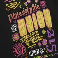 Men Mitchell & Ness T-Shirts & Tops-Papel Picado Ls Tee Philadelphia Union