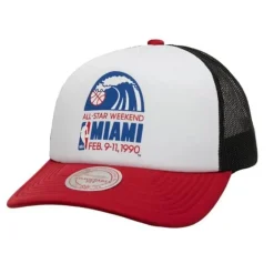 Mitchell & Ness Snapback-Party Time Trucker Snapback Hwc Miami Heat