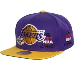 Mitchell & Ness Snapback-Patched Up Snapback Los Angeles Lakers