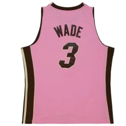 Mitchell & Ness Nba Swingman-Pink Sugar Bacon Swingman Jersey Miami Heat 2005-06 Dwyane Wade