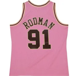 Mitchell & Ness Nba Swingman-Pink Sugar Bacon Swingman Jersey Chicago Bulls 1997-98 Dennis Rodman