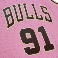 Mitchell & Ness Nba Swingman-Pink Sugar Bacon Swingman Jersey Chicago Bulls 1997-98 Dennis Rodman