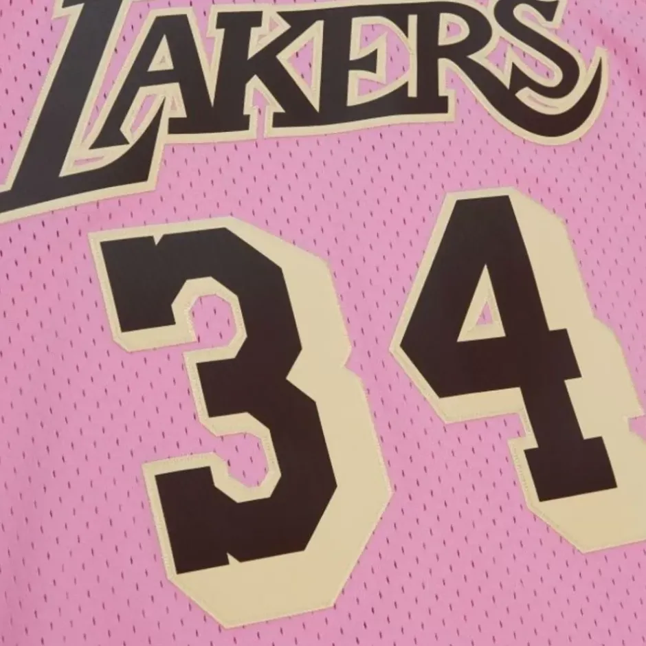 Mitchell & Ness Nba Swingman-Pink Sugar Bacon Swingman Jersey Los Angeles Lakers 1996-97 Shaquille O'Neal
