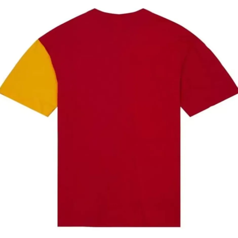Men Mitchell & Ness T-Shirts & Tops-Play By Play 2.0 S/S Tee Atlanta Hawks