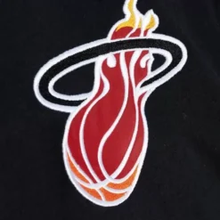 Men Mitchell & Ness T-Shirts & Tops-Play By Play 2.0 S/S Tee Miami Heat