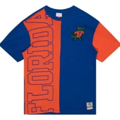 Men Mitchell & Ness T-Shirts & Tops-Play By Play 2.0 S/S Tee University Of Florida