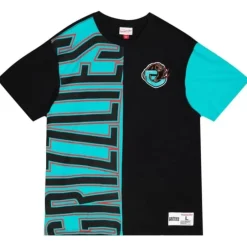 Men Mitchell & Ness T-Shirts & Tops-Play By Play 2.0 S/S Tee Vancouver Grizzlies