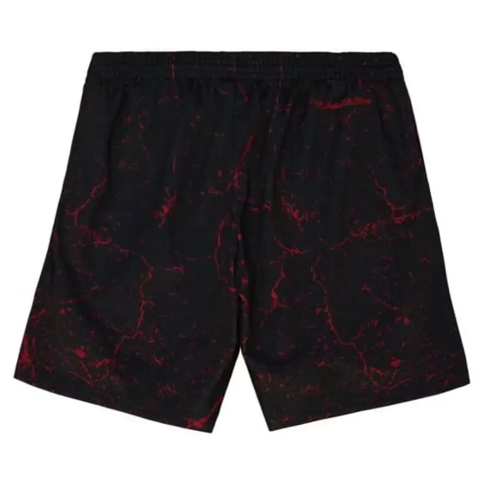 Men Mitchell & Ness Shorts-Player Burst Mesh Shorts Chicago Bulls Dennis Rodman