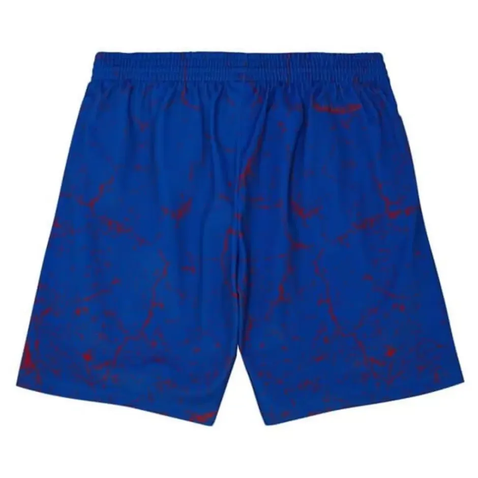 Men Mitchell & Ness Shorts-Player Burst Mesh Shorts Philadelphia 76Ers Allen Iverson