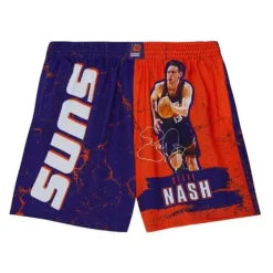 Men Mitchell & Ness Shorts-Player Burst Mesh Shorts Phoenix Suns Steve Nash