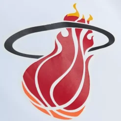 Men Mitchell & Ness Jackets & Outerwear-Player Burst Warm Up Jacket Miami Heat Dwyane Wade