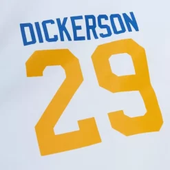 Men Mitchell & Ness Jackets & Outerwear-Player Burst Warm Up Jacket Los Angeles Rams Eric Dickerson