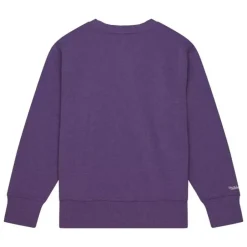 Men Mitchell & Ness Hoodies & Sweatshirts-Playoff Win 2.0 Crew Current Logo Kansas State University