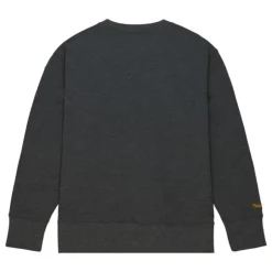 Men Mitchell & Ness Hoodies & Sweatshirts-Playoff Win 2.0 Crew Current Logo Boston Bruins