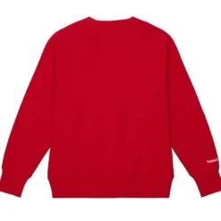 Men Mitchell & Ness Hoodies & Sweatshirts-Playoff Win 2.0 Crew Kansas City Chiefs