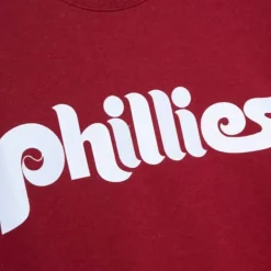 Men Mitchell & Ness Hoodies & Sweatshirts-Playoff Win 2.0 Crew Philadelphia Phillies