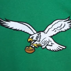 Men Mitchell & Ness Hoodies & Sweatshirts-Playoff Win 2.0 Crew Philadelphia Eagles