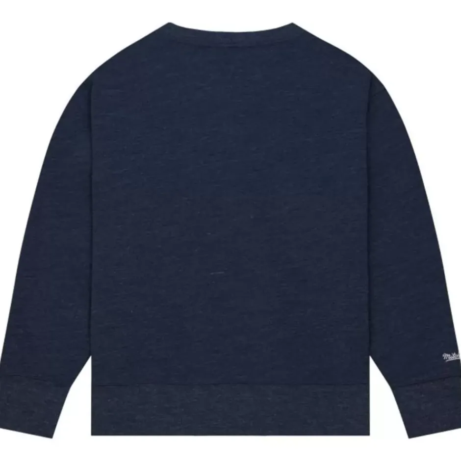 Men Mitchell & Ness Hoodies & Sweatshirts-Playoff Win 2.0 Crew Vintage Philadelphia Phillies