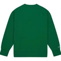 Men Mitchell & Ness Hoodies & Sweatshirts-Playoff Win 2.0 Crew Vintage Dallas Mavericks