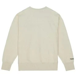 Men Mitchell & Ness Hoodies & Sweatshirts-Playoff Win 2.0 Crew Vintage Dallas Mavericks