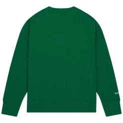 Men Mitchell & Ness Hoodies & Sweatshirts-Playoff Win 2.0 Crew Vintage Dallas Mavericks