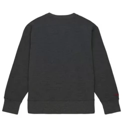 Men Mitchell & Ness Hoodies & Sweatshirts-Playoff Win 2.0 Crew Vintage Chicago Bulls