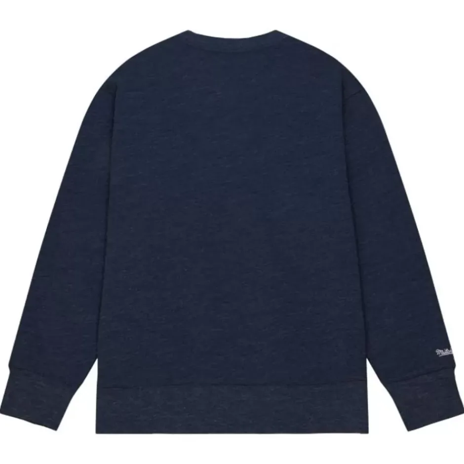 Men Mitchell & Ness Hoodies & Sweatshirts-Playoff Win 2.0 Crew Vintage St. Louis Cardinals