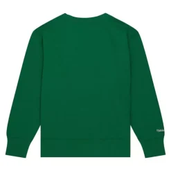 Men Mitchell & Ness Hoodies & Sweatshirts-Playoff Win 2.0 Crew Vintage Philadelphia Eagles