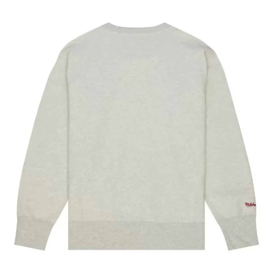 Men Mitchell & Ness Hoodies & Sweatshirts-Playoff Win 2.0 Crew Vintage Philadelphia Phillies