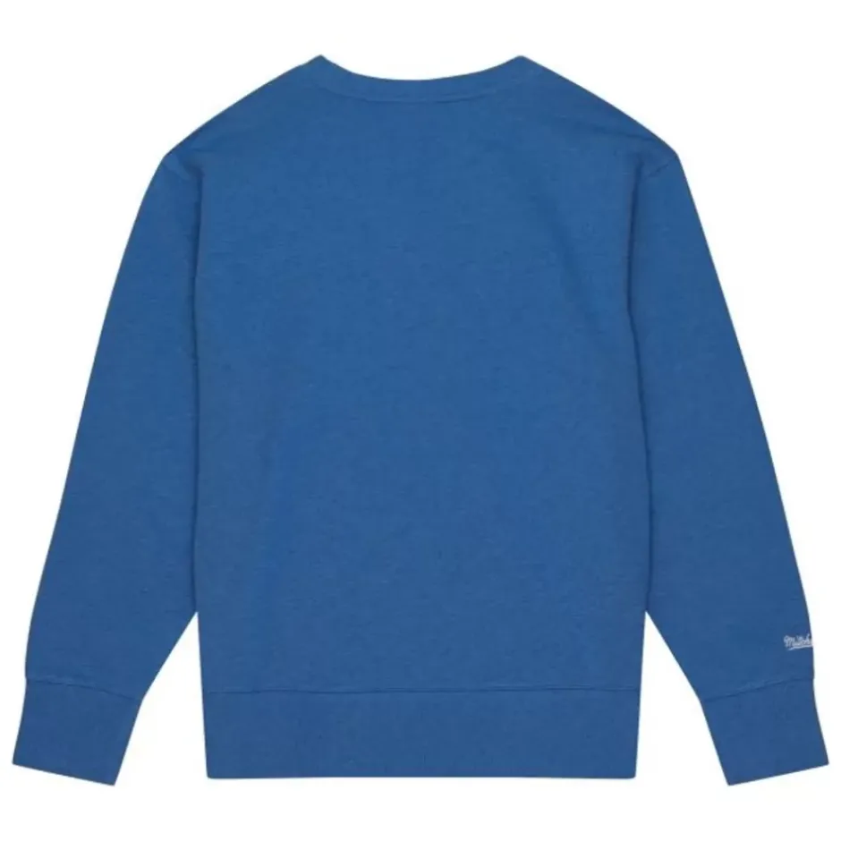 Men Mitchell & Ness Hoodies & Sweatshirts-Playoff Win 2.0 Crew Vintage University Of Pittsburgh