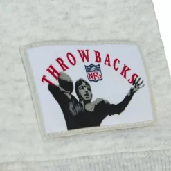 Men Mitchell & Ness Hoodies & Sweatshirts-Playoff Win 2.0 Crew Vintage Philadelphia Eagles