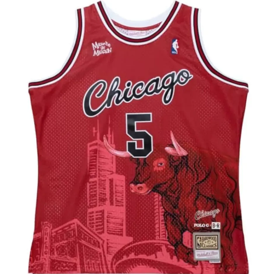 Mitchell & Ness Nba Swingman-Polo G X Br Remix Swingman Chicago Bulls Jersey
