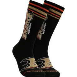 Woman Mitchell & Ness Accessories-Power Play Crew Socks Anaheim Ducks