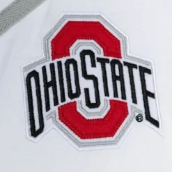 Men Mitchell & Ness T-Shirts & Tops-Practice Day Button Front Jersey Ohio State