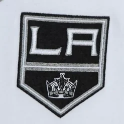 Men Mitchell & Ness T-Shirts & Tops-Practice Day Button Front Jersey Los Angeles Kings