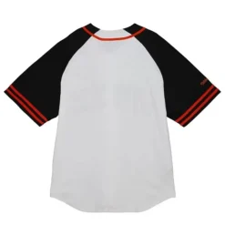 Men Mitchell & Ness T-Shirts & Tops-Practice Day Button Front Jersey Anaheim Ducks