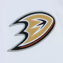 Men Mitchell & Ness T-Shirts & Tops-Practice Day Button Front Jersey Anaheim Ducks
