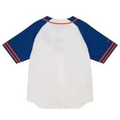 Men Mitchell & Ness T-Shirts & Tops-Practice Day Button Front Jersey University Of Florida