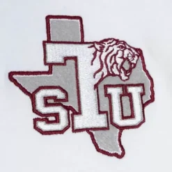 Men Mitchell & Ness T-Shirts & Tops-Practice Day Button Front Jersey Texas Southern University