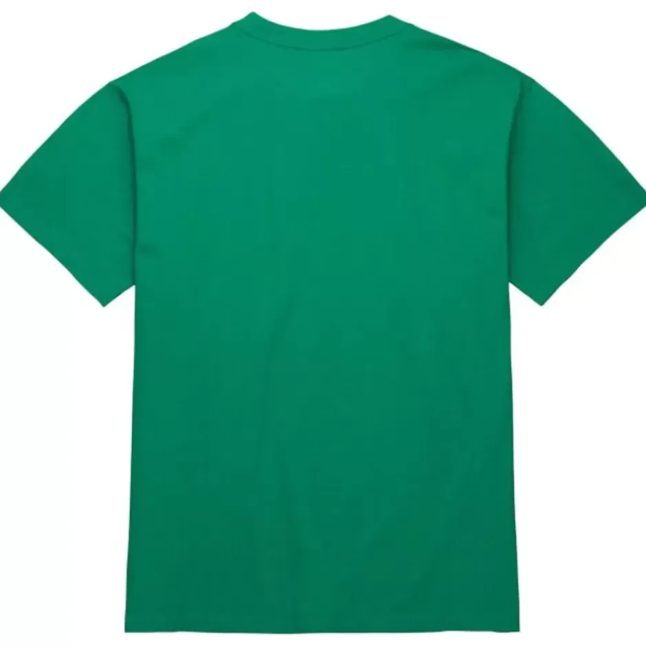 Men Mitchell & Ness T-Shirts & Tops-Premium Pocket Photo Tee Philadelphia Eagles Randall Cunningham